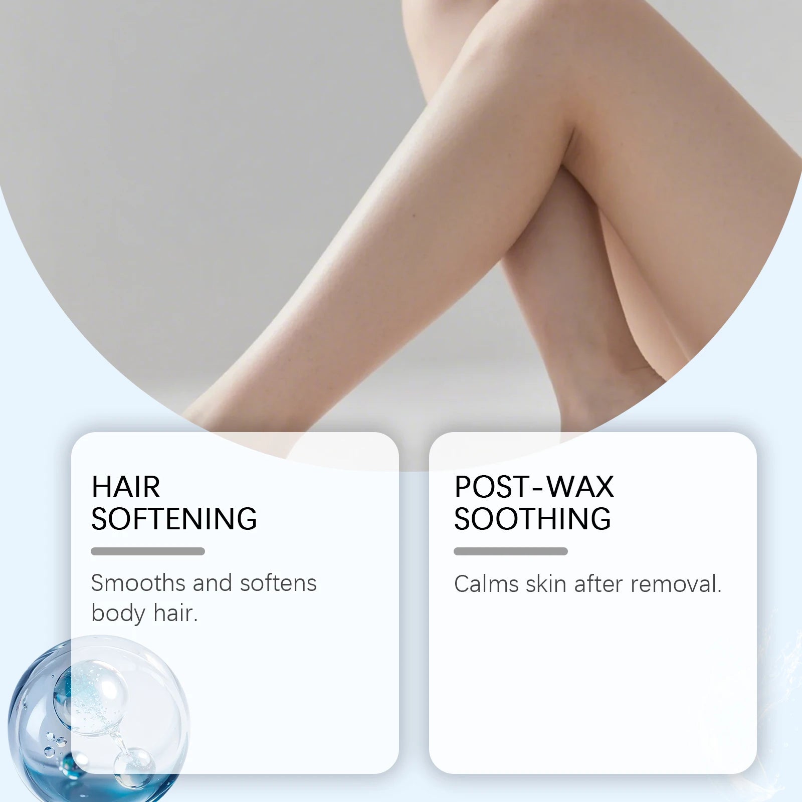 Ingrown Hair Serum Centella Asiatica Ingrown Hair Treatment for Bikini Area Armpit Soft Smooth AHA BHA PHA Nicotinamide Serum